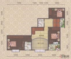 【A1楼中楼户型上】3室2厅2卫1厨2阳台