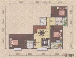 【A1楼中楼户型下】3室2卫2阳台
