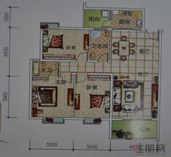 【B3-3户型】3室2厅2卫1厨2阳台