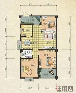 【14栋C1户型】3室2厅1卫1厨1阳台