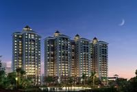 雄泰·香缇丽景 内庭效果图