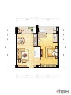 【海悦银滩双拼楼下3室2厅1卫1厨】3室2厅1卫1厨1阳台
