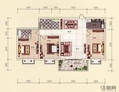【2#楼C户型】3室2厅2卫1厨2阳台