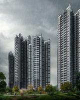 中庭园林效果图