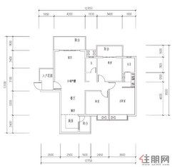 【120平方米】3室2厅2卫1厨3阳台