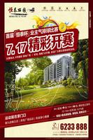 恒泰丽园气排球比赛广告图