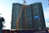 2013年6月22日富丽华海御5星级大酒店封顶