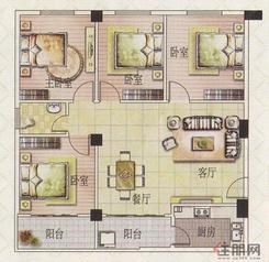 【A03户型西江夜色】4室2厅2卫1厨2阳台