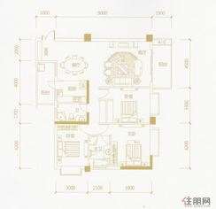 【DV户型】3室2厅2卫1厨2阳台