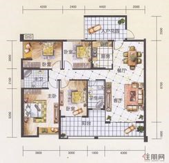 【C户型】4室2厅2卫1厨2阳台