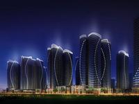 保利大江郡夜景效果图