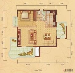 【A4loft下层】3室2厅2卫1厨3阳台