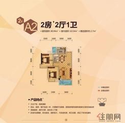 【2#A2】2室2厅1卫1厨2阳台