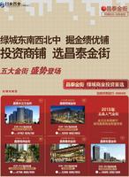 昌泰金街海报
