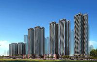 联发尚筑南面沿街日景