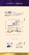 钱隆江南8#楼02户型