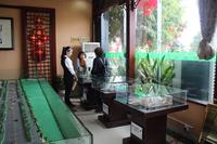 购房者们在向置业顾问咨询