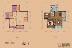 【1#/7#C户型】3室2厅1卫1厨3阳台