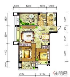 【5#6#楼-B2户型】2室2厅1卫