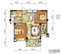 【5#6#楼-B3户型】2室2厅1卫