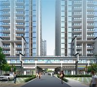 五皇新城北入口透视图