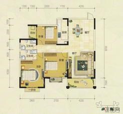 【D2户型】3室2厅2卫1厨2阳台