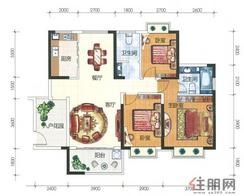 【嘉福·夏日海湾5-8#B1户型】3室2厅2卫1厨