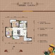 海湾茗园户型图