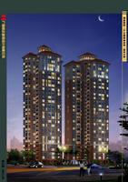 碧海豪庭夜景效果图