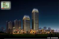 夜景透视图