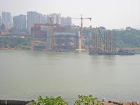 英华大桥在建实景