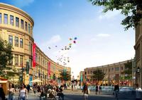 项目商铺效果图