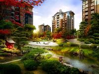 彰泰春天效果图 枯山水