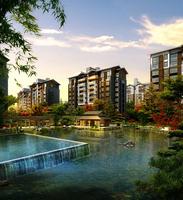 彰泰春天效果图 园林