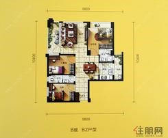 【B2户型】3室2厅2卫1厨2阳台