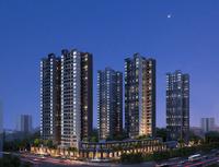 盛禾佳园沿街夜景图