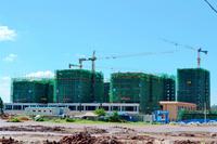 江悦蓝湾在建施工实景(7.12)