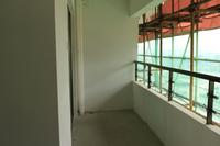 03户型139.72㎡的3房清水样板间之景观阳台