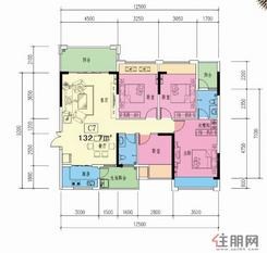 【C7】4室2厅2卫1厨3阳台