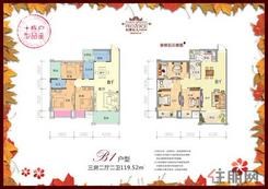 【B1户型】3室2厅2卫1厨