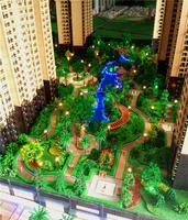 楼盘沙盘模型局部图