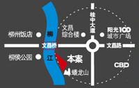 窑埠town项目交通示意图