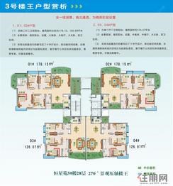 【3号楼王户型赏析】