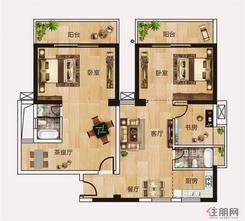 【天锦花园户型图6】3室3厅2卫