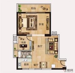 【天锦花园户型图 2】2室2厅1卫