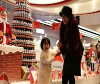 南宁华润万象城实景:带上外婆过圣诞