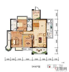 【5#A户型】3室2厅2卫1厨4阳台