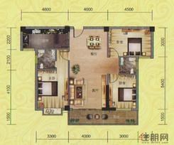 【一单元02房户型】3室2厅2卫1厨1阳台