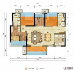 【C户型】4室2厅2卫1厨1阳台