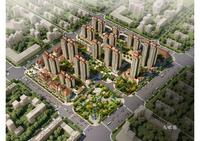 鸟瞰日景效果图